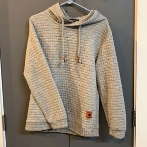 Siimhwrss quilted Vogue hoody sweatshirt